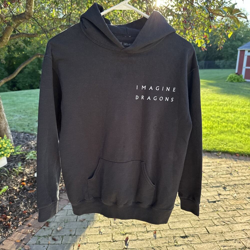 Imagine Dragons 2022 Official Concert Tour Hoodie Black Size Youth Large